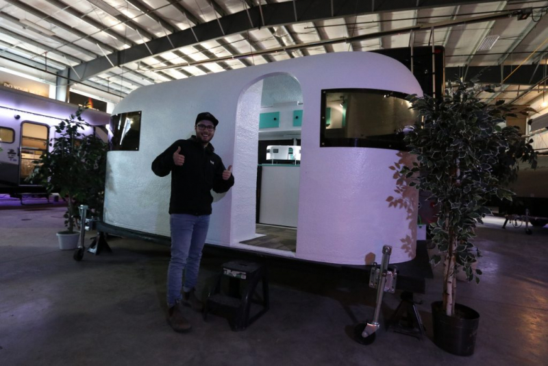 Công nghệ in 3D bê tông mở ra kỷ nguyên mới cho ngành Bất động sản 5 3D-printed-camper-1024x683