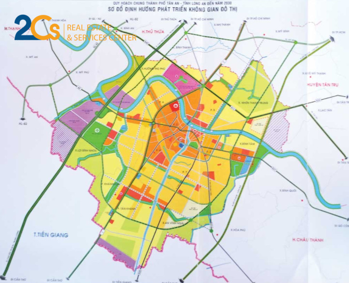 Quy hoạch tỉnh Long An giai đoạn 2021-2030, tầm nhìn đến 2050 có gì đáng chú ý? 7 Bản đồ quy hoạch thành phố Tân An