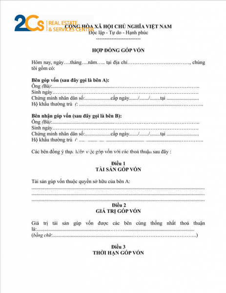 5 lưu ý tránh mất tiền tỷ khi góp vốn mua nhà đất 2 Hợp đồng góp vốn mua nhà đất là gì?