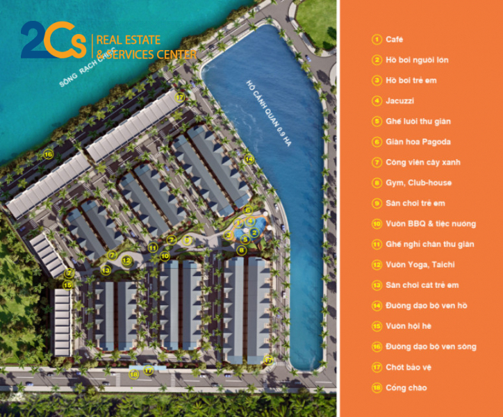 30% căn hộ mới của TP.HCM tập trung ở TP Thủ Đức 10 Sơ đồ tiện ích nội khu Valencia Riverside Thành phố Thủ Đức