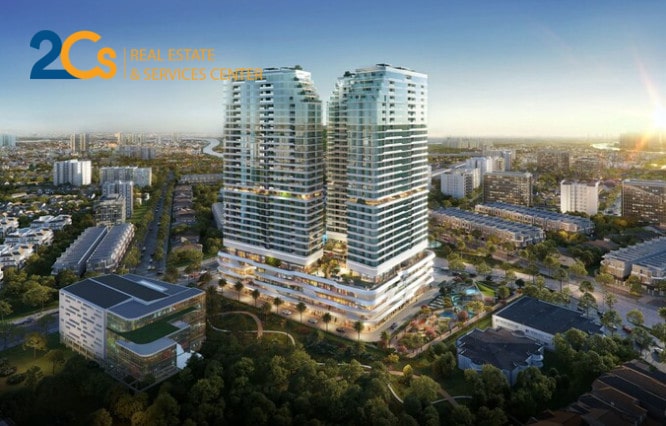 Căn hộ cao cấp TP HCM vẫn hút người tìm 2 Phối cảnh một dự án có giá bán hơn 100 triệu đồng một m2 (gồm VAT) tại Thủ Đức