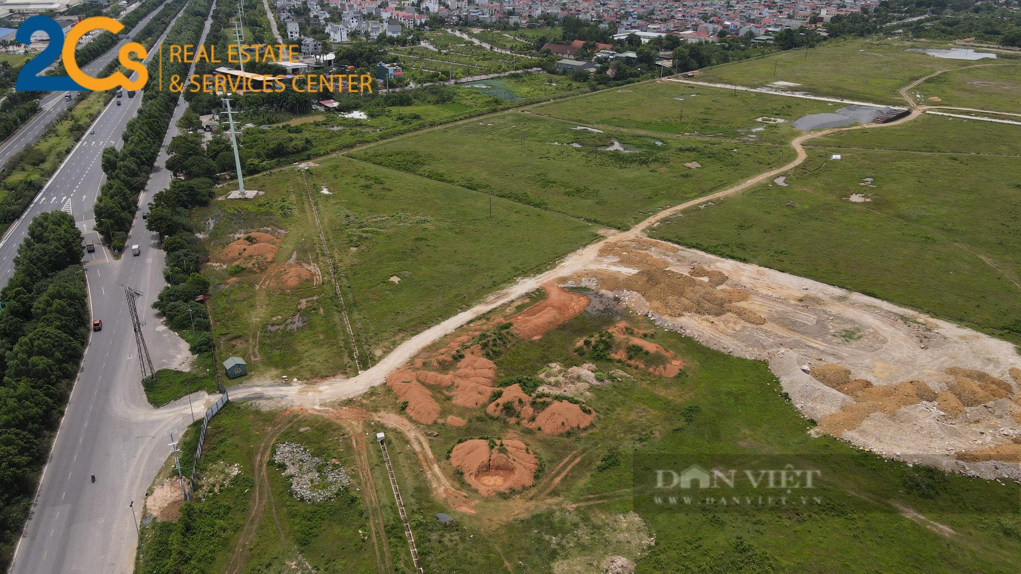 Một dự án bất động sản nằm trên địa bàn huyện Quốc Oai, TP.Hà Nội nhiều năm chưa được triển khai. Ảnh: Trần Kháng