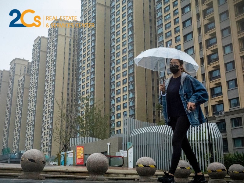 Thị trường nhà ở của Trung Quốc suy yếu sau khi Bắc Kinh siết chặt tín dụng nhằm giảm rủi ro tài chính.