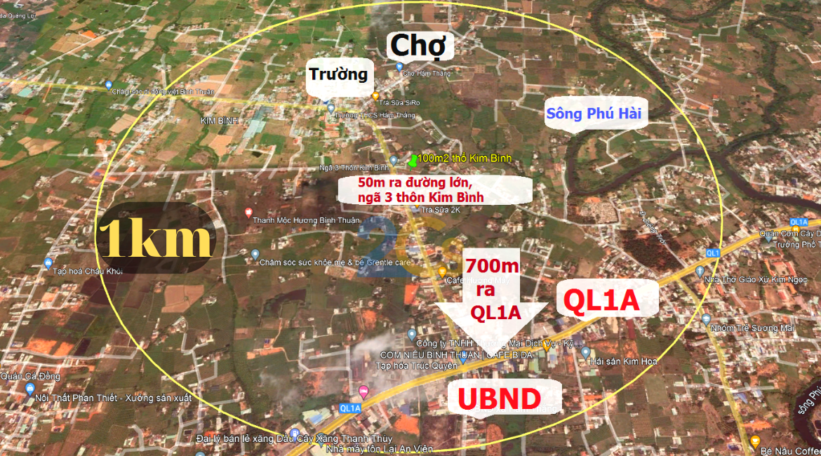 Chỉ 750tr cho 100m2 đất thổ cư tại thôn Kim Bình, xã Hàm Thắng, Hàm Thuận Bắc, Bình Thuận