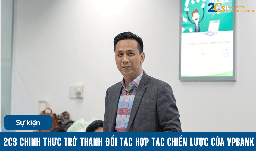 Ông Nguyễn Hoàng Bảo - đại diện VPBank phát biểu tại buổi lễ ký kết với 2CS